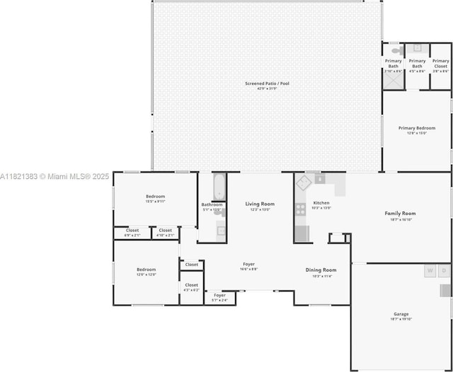 1321 NW 75th Ter, Plantation, FL 33313 - view of room layout