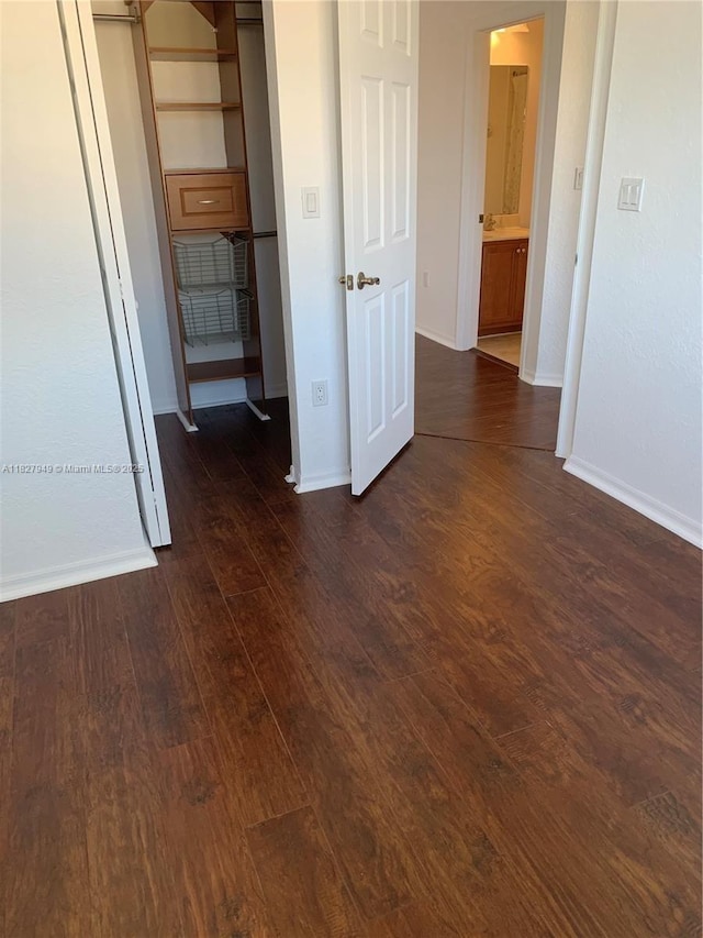 5907 Glasgow Way, Tamarac, FL 33321 - spare room featuring dark wood-style floors