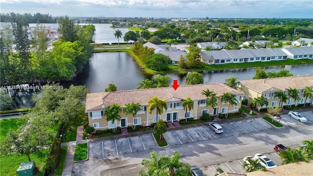 5907 Glasgow Way, Tamarac, FL 33321 - aerial perspective of suburban area featuring a nearby body of water