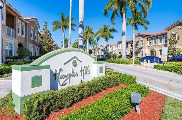 5907 Glasgow Way, Tamarac, FL 33321 - community sign with a residential view