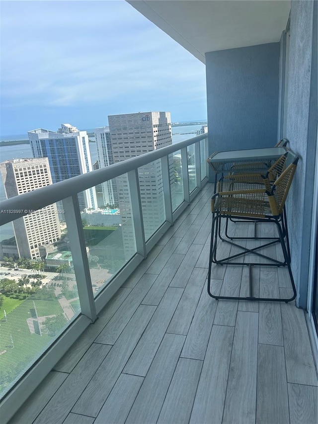 50 Biscayne Blvd Unit 4706, Miami, FL 33132 - balcony featuring a water view and a view of city