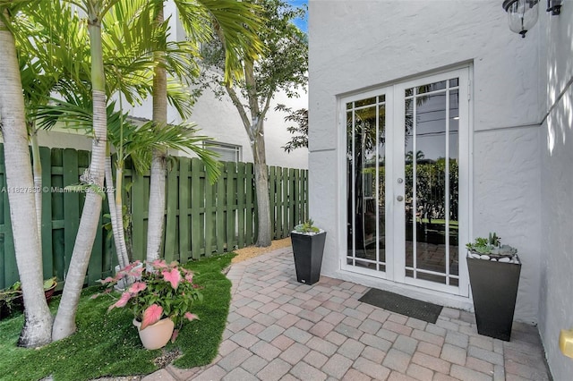 1110 SE 4th Ave, Fort Lauderdale, FL 33316 - view of patio / terrace featuring french doors
