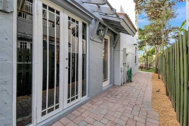 1110 SE 4th Ave, Fort Lauderdale, FL 33316 - view of patio featuring french doors
