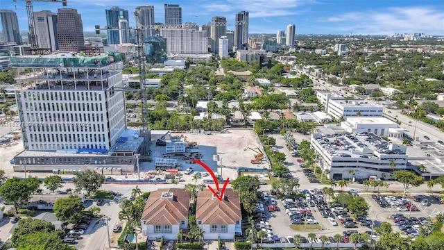 1110 SE 4th Ave, Fort Lauderdale, FL 33316 - drone / aerial view of city skyline