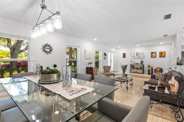 16400 SW 80th Ave, Palmetto Bay, FL 33157 - dining room featuring wood finished floors and recessed lighting
