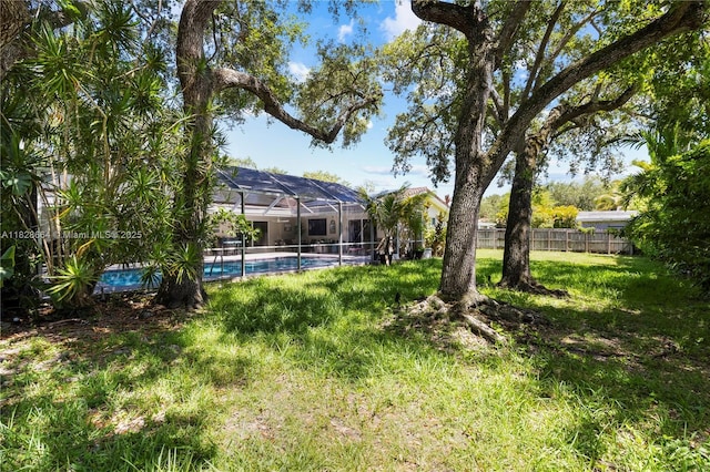 16400 SW 80th Ave, Palmetto Bay, FL 33157 - view of yard with a lanai