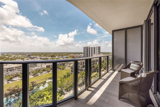 121 NE 34th St Unit 1514, Miami, FL 33137 - balcony featuring a view of city