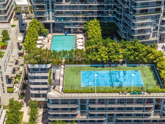 121 NE 34th St Unit 1514, Miami, FL 33137 - bird's eye view of a pool area