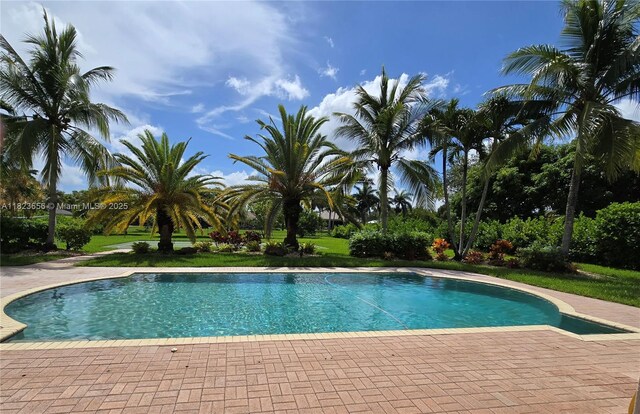 4268 SW 141st Ave, Davie, FL 33330 - swimming pool featuring a patio area