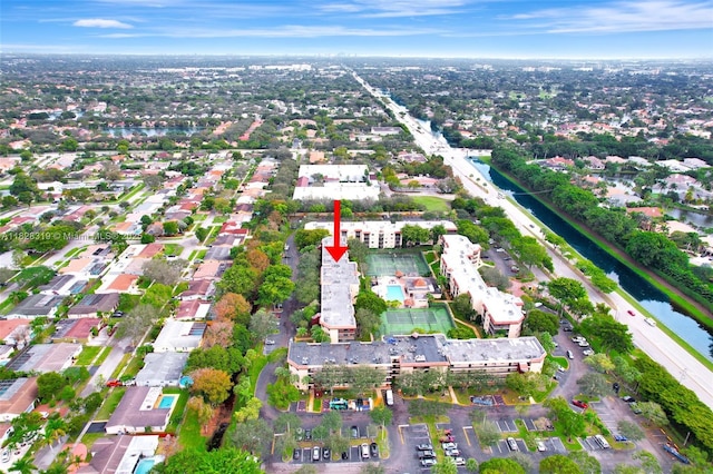 10501 W Broward Blvd Unit 304, Plantation, FL 33324 - aerial overview of property's location featuring a nearby body of water