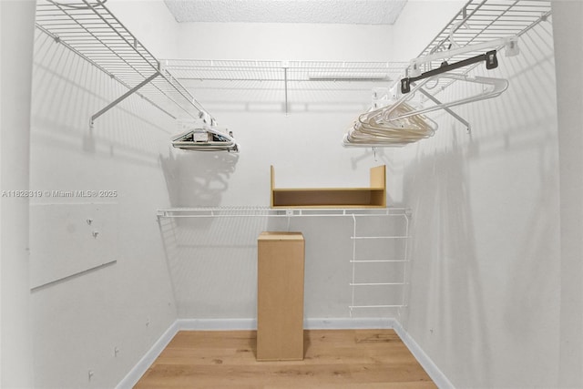 10501 W Broward Blvd Unit 304, Plantation, FL 33324 - walk in closet with wood finished floors