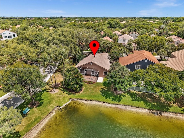 10370 NW 11th St, Plantation, FL 33322 - view from above of property with a large body of water