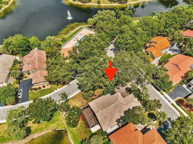 10370 NW 11th St, Plantation, FL 33322 - aerial perspective of suburban area featuring a large body of water