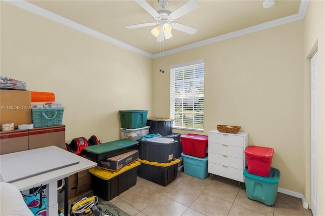 9052 Plymouth Pl Unit 9052, Tamarac, FL 33321 - storage room with a ceiling fan