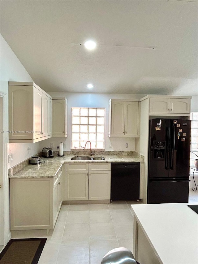 1084 Aspri Way, Riviera Beach, FL 33418 - kitchen with black appliances and recessed lighting