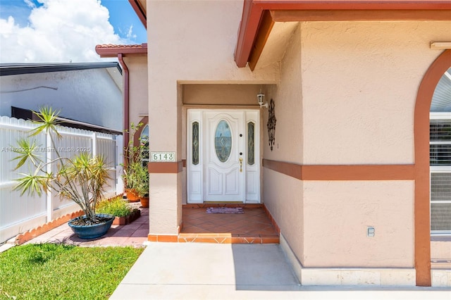 5143 SW 142nd Pl, Miami, FL 33175 - entrance to property with stucco siding