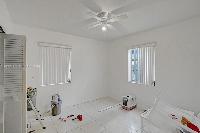 100 SW 67th Ct, Miami, FL 33144 - unfurnished room with ceiling fan and tile patterned floors