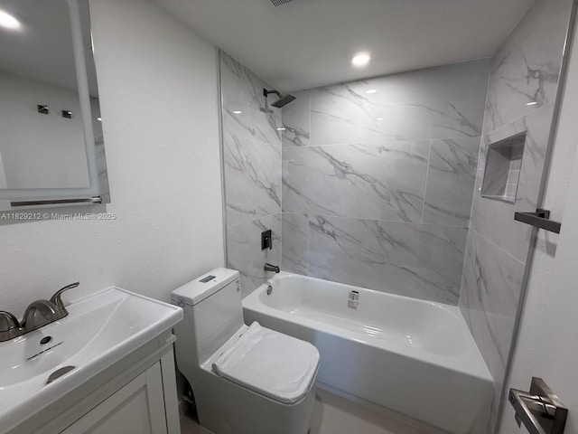 1494 W 34th St, Riviera Beach, FL 33404 - full bathroom with shower / tub combination and vanity