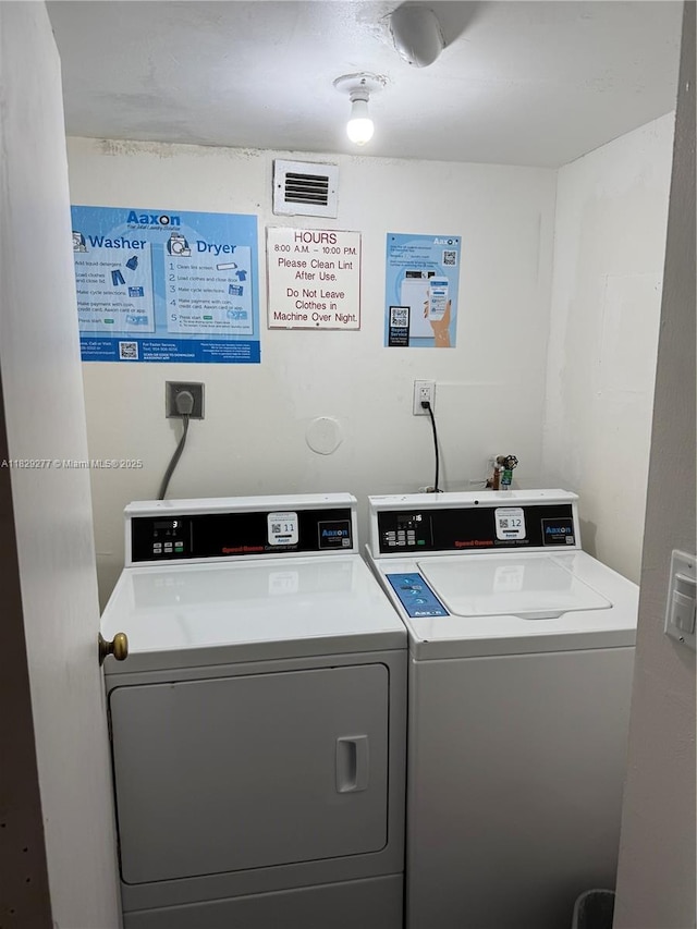 18011 Biscayne Blvd Unit 805, Aventura, FL 33160 - communal laundry room featuring washer and dryer