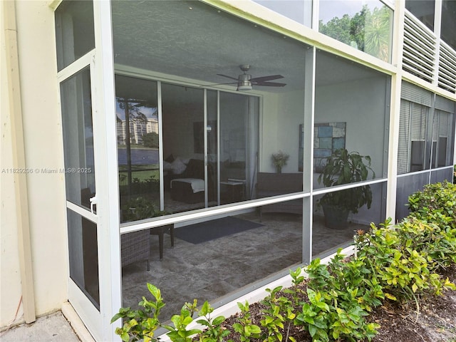 3071 N Course Dr Unit 107, Pompano Beach, FL 33069 - view of side of property with a ceiling fan