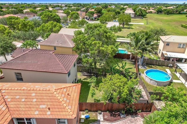 1568 SE 20th Ter, Homestead, FL 33035 - aerial perspective of suburban area featuring a pool
