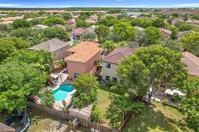 1568 SE 20th Ter, Homestead, FL 33035 - aerial view of residential area with a pool area