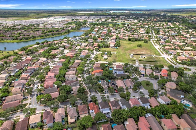 1568 SE 20th Ter, Homestead, FL 33035 - aerial view of property's location with a large body of water and nearby suburban area