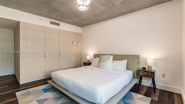 3250 NE 1st Ave Unit 1101, Miami, FL 33137 - bedroom with wood finished floors and a closet