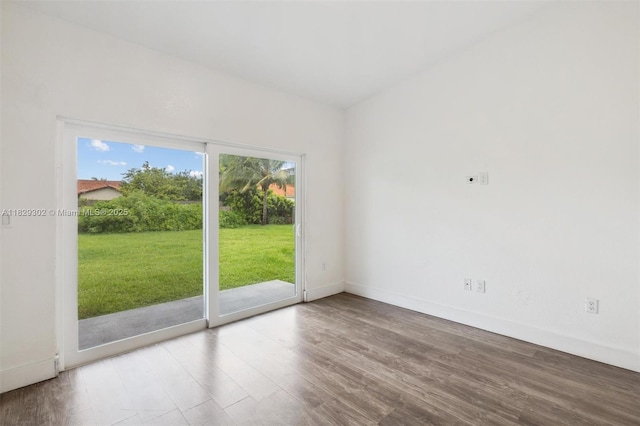 13225 SW 218th Ter, Miami, FL 33170 - unfurnished room featuring wood finished floors and baseboards