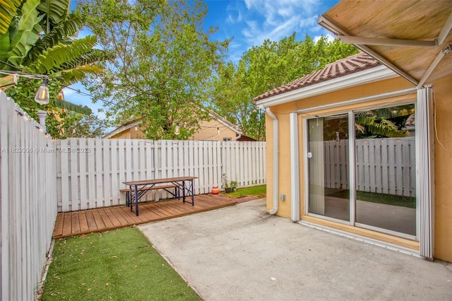 1611 Palermo Dr, Weston, FL 33327 - view of patio / terrace featuring a wooden deck