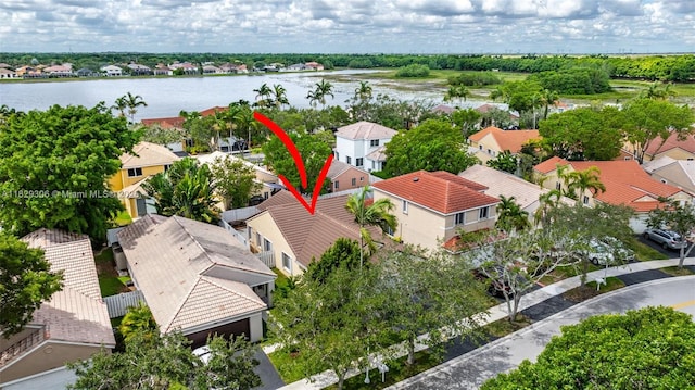 1611 Palermo Dr, Weston, FL 33327 - aerial perspective of suburban area featuring a nearby body of water