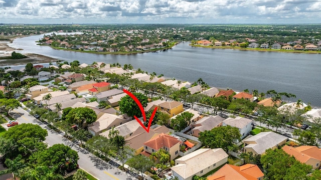1611 Palermo Dr, Weston, FL 33327 - aerial perspective of suburban area featuring a large body of water