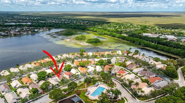 1611 Palermo Dr, Weston, FL 33327 - view of property location with nearby suburban area and a large body of water