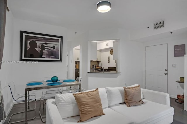 747 Michigan Ave Unit 201, Miami Beach, FL 33139 - living area featuring baseboards