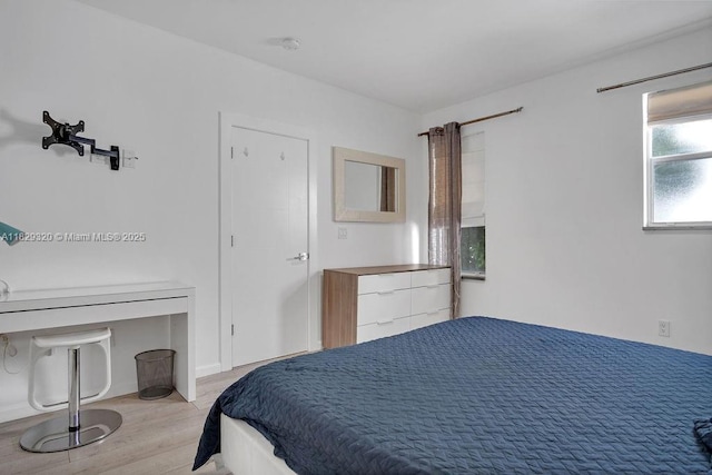 747 Michigan Ave Unit 201, Miami Beach, FL 33139 - bedroom featuring light wood-type flooring