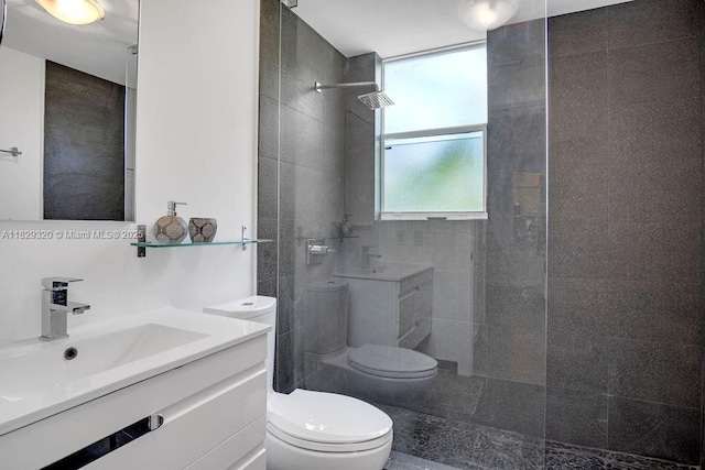 747 Michigan Ave Unit 201, Miami Beach, FL 33139 - full bath featuring a walk in shower and vanity
