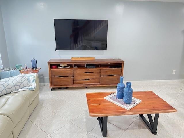 905 NW 107th Ave, Pembroke Pines, FL 33026 - living room featuring light tile patterned floors