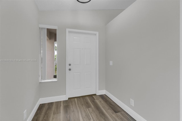 1592 Salerno Cir, Weston, FL 33327 - foyer entrance with dark wood-style floors