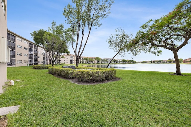 550 SW 138th Ave Unit 112K, Pembroke Pines, FL 33027 - view of grassy yard with a water view
