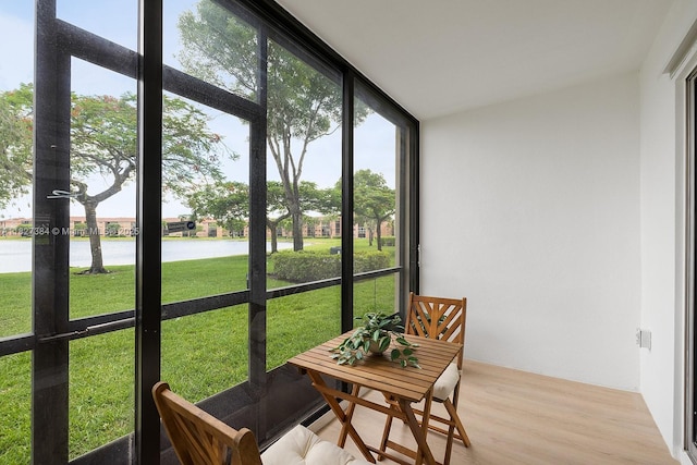 550 SW 138th Ave Unit 112K, Pembroke Pines, FL 33027 - sunroom / solarium featuring a water view
