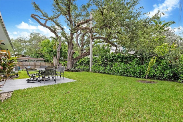 6198 SW 63rd St, South Miami, FL 33143 - view of yard featuring a patio area