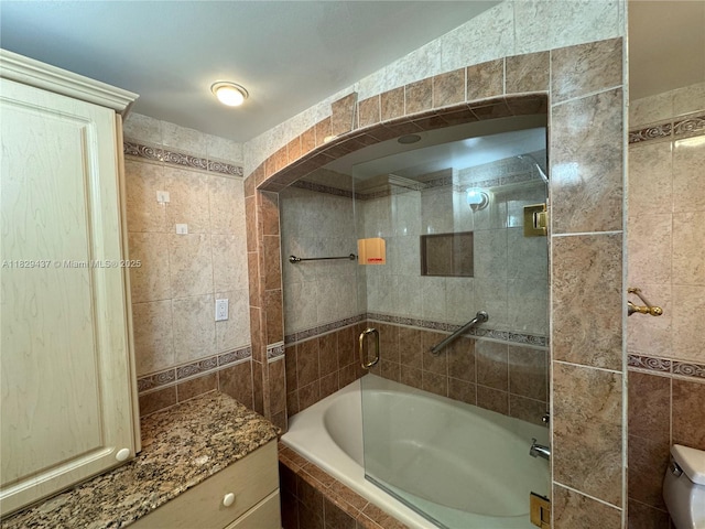 2555 Collins Ave Unit 2002, Miami Beach, FL 33140 - full bathroom with tile walls and tiled shower / bath