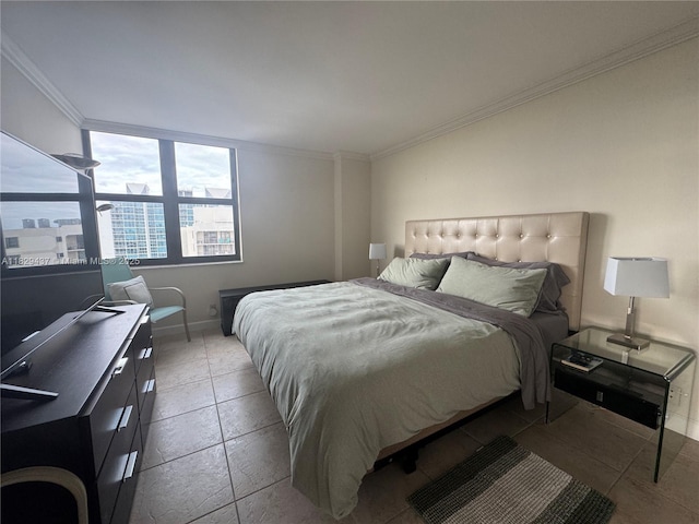 2555 Collins Ave Unit 2002, Miami Beach, FL 33140 - bedroom with ornamental molding
