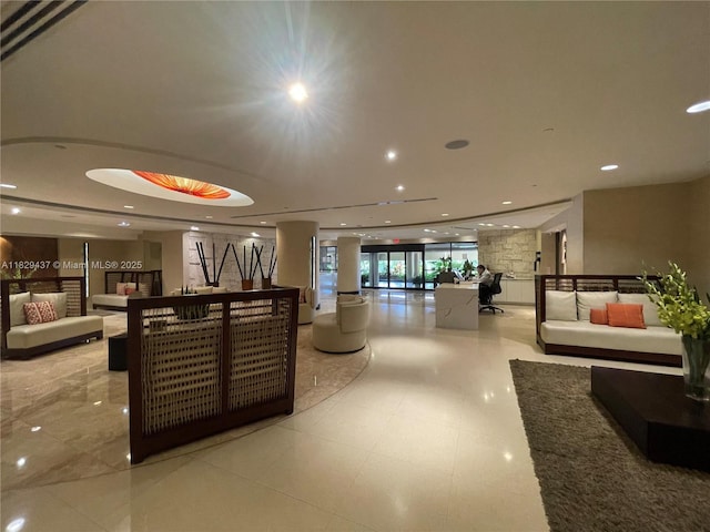 2555 Collins Ave Unit 2002, Miami Beach, FL 33140 - lobby featuring recessed lighting