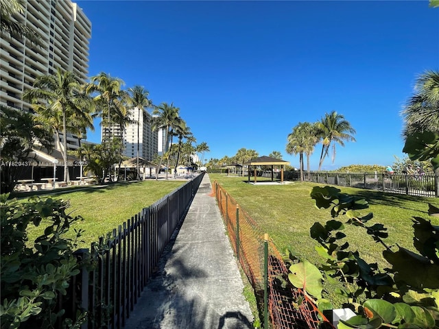 2555 Collins Ave Unit 2002, Miami Beach, FL 33140 - view of community with a gazebo