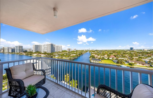3161 S Ocean Dr Unit 1510, Hallandale Beach, FL 33009 - balcony featuring a water view and a view of city