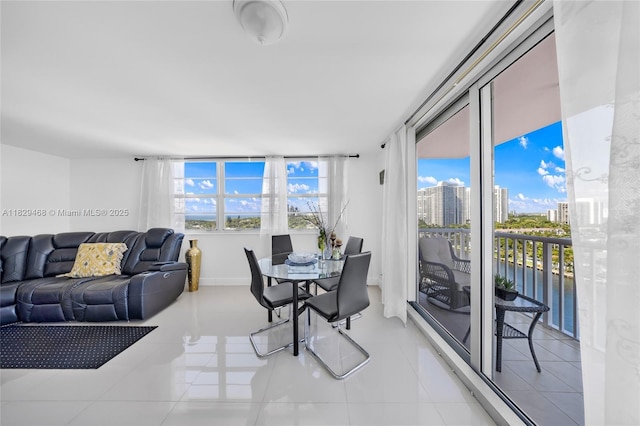 3161 S Ocean Dr Unit 1510, Hallandale Beach, FL 33009 - sunroom / solarium featuring a city view