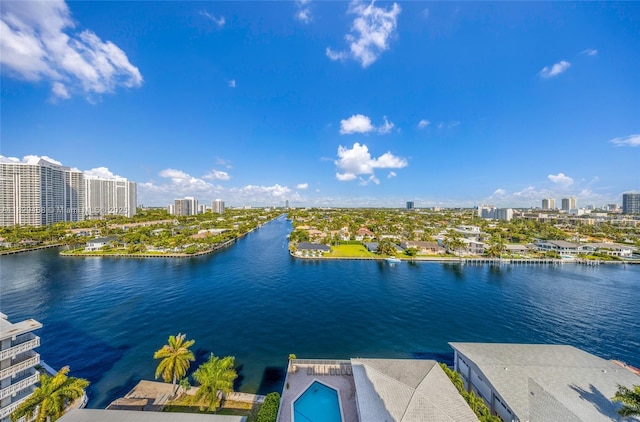 3161 S Ocean Dr Unit 1510, Hallandale Beach, FL 33009 - water view with nearby urban area