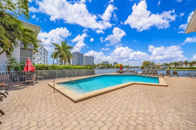 3161 S Ocean Dr Unit 1510, Hallandale Beach, FL 33009 - community pool with a patio