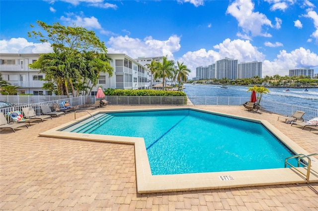 3161 S Ocean Dr Unit 1510, Hallandale Beach, FL 33009 - community pool with a patio area